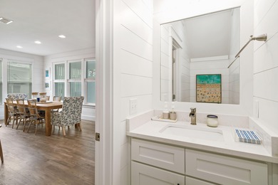 Private Heated Pool & Vacation Rental Capable! Stunning Coastal on Camp Creek Golf Course in Florida - for sale on GolfHomes.com, golf home, golf lot