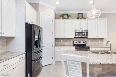 Priced to sell! The stunning saltwater pool is the focal point on Pelican Preserve Golf Club in Florida - for sale on GolfHomes.com, golf home, golf lot