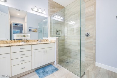 Priced to sell! The stunning saltwater pool is the focal point on Pelican Preserve Golf Club in Florida - for sale on GolfHomes.com, golf home, golf lot