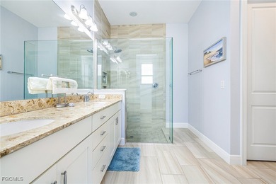 Priced to sell! The stunning saltwater pool is the focal point on Pelican Preserve Golf Club in Florida - for sale on GolfHomes.com, golf home, golf lot