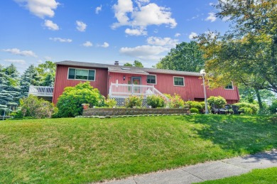 Set on a generous half-acre corner lot, this 3,400 sq ft home on Ailing Memorial Golf Course in Connecticut - for sale on GolfHomes.com, golf home, golf lot