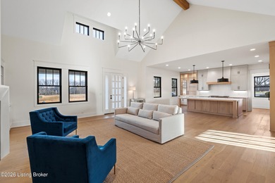 Refined new construction meets effortless main-level living in on GlenOaks Country Club in Kentucky - for sale on GolfHomes.com, golf home, golf lot