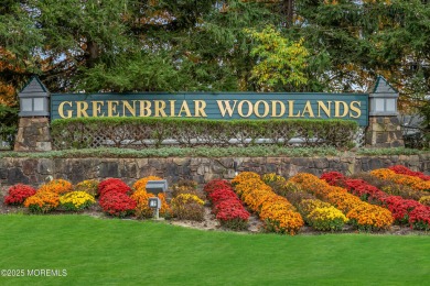 Welcome home! Do not miss your chance to own this classic on Greenbriar Woodlands in New Jersey - for sale on GolfHomes.com, golf home, golf lot
