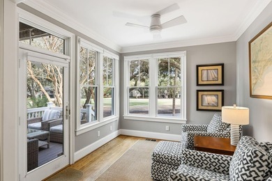 Coveted Fairway One Villa overlooking the 1st Green of Seabrook on The Seabrook Island Club in South Carolina - for sale on GolfHomes.com, golf home, golf lot