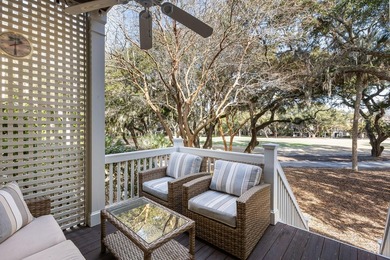 Coveted Fairway One Villa overlooking the 1st Green of Seabrook on The Seabrook Island Club in South Carolina - for sale on GolfHomes.com, golf home, golf lot