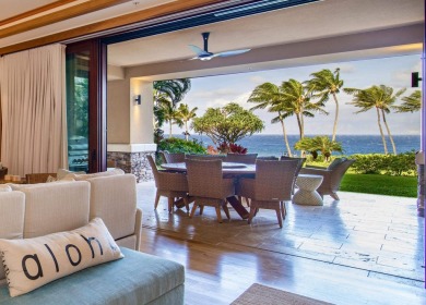This exquisitely furnished residence offers luxury resort-style on Kapalua Golf Club - Bay Course in Hawaii - for sale on GolfHomes.com, golf home, golf lot