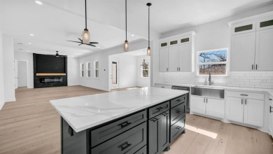 This beautiful two-story home, built in 2021, is located in the on Sugar Tree Golf and Country Club in Texas - for sale on GolfHomes.com, golf home, golf lot