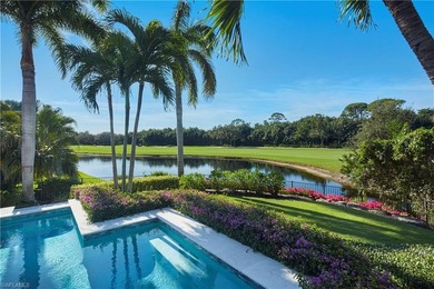 Discover refined coastal luxury in this exceptional estate on Club at Pelican Bay Golf Course in Florida - for sale on GolfHomes.com, golf home, golf lot