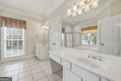 This 3 sided brick home on a full basement with a large owner's on The Golf Club At Bradshaw Farm in Georgia - for sale on GolfHomes.com, golf home, golf lot