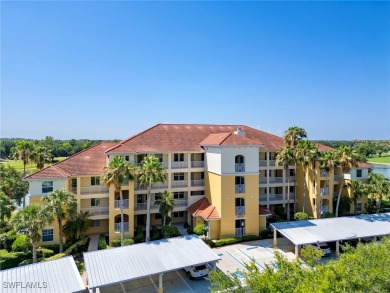 Nestled up to stunning waterfront and golf course views in the on Miromar Lakes Golf Club in Florida - for sale on GolfHomes.com, golf home, golf lot