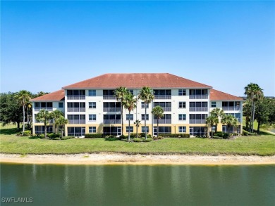 Nestled up to stunning waterfront and golf course views in the on Miromar Lakes Golf Club in Florida - for sale on GolfHomes.com, golf home, golf lot