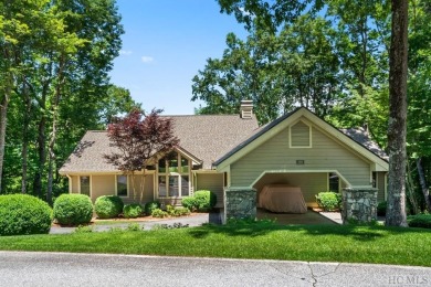 Partake in the mountain lifestyle with this 3 bedroom, 4.5 bath on Lake Toxaway Country Club in North Carolina - for sale on GolfHomes.com, golf home, golf lot