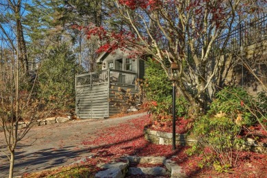 This enchanting single-level mountain home at 630 Cobb Road on Highlands Country Club in North Carolina - for sale on GolfHomes.com, golf home, golf lot