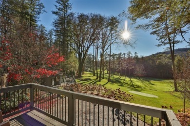 This enchanting single-level mountain home at 630 Cobb Road on Highlands Country Club in North Carolina - for sale on GolfHomes.com, golf home, golf lot