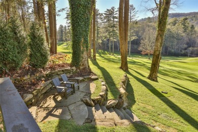 This enchanting single-level mountain home at 630 Cobb Road on Highlands Country Club in North Carolina - for sale on GolfHomes.com, golf home, golf lot