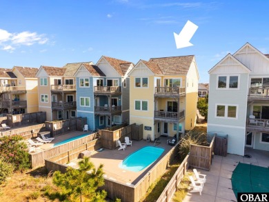 GOLF COURSE FRONTAGE + SOUND VIEWS + OCEAN PEEKS + PRIVATE POOL on  in North Carolina - for sale on GolfHomes.com, golf home, golf lot