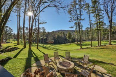 This enchanting single-level mountain home at 630 Cobb Road on Highlands Country Club in North Carolina - for sale on GolfHomes.com, golf home, golf lot