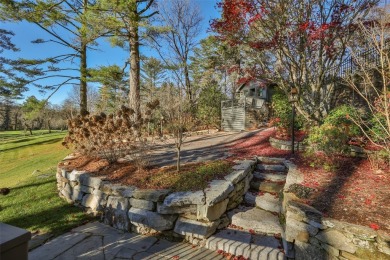 This enchanting single-level mountain home at 630 Cobb Road on Highlands Country Club in North Carolina - for sale on GolfHomes.com, golf home, golf lot