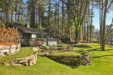 This enchanting single-level mountain home at 630 Cobb Road on Highlands Country Club in North Carolina - for sale on GolfHomes.com, golf home, golf lot