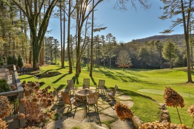 This enchanting single-level mountain home at 630 Cobb Road on Highlands Country Club in North Carolina - for sale on GolfHomes.com, golf home, golf lot
