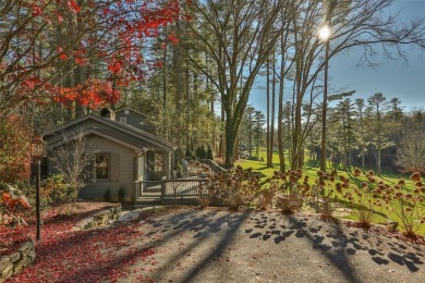 This enchanting single-level mountain home at 630 Cobb Road on Highlands Country Club in North Carolina - for sale on GolfHomes.com, golf home, golf lot