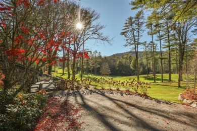 This enchanting single-level mountain home at 630 Cobb Road on Highlands Country Club in North Carolina - for sale on GolfHomes.com, golf home, golf lot