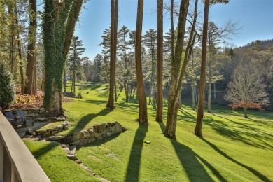 This enchanting single-level mountain home at 630 Cobb Road on Highlands Country Club in North Carolina - for sale on GolfHomes.com, golf home, golf lot