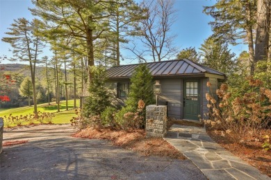 This enchanting single-level mountain home at 630 Cobb Road on Highlands Country Club in North Carolina - for sale on GolfHomes.com, golf home, golf lot