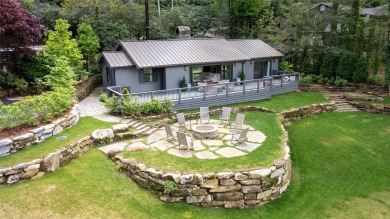 This enchanting single-level mountain home at 630 Cobb Road on Highlands Country Club in North Carolina - for sale on GolfHomes.com, golf home, golf lot