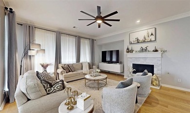 Stunning 2-story nestled beneath mature trees on a quiet on Lantana Golf Club in Texas - for sale on GolfHomes.com, golf home, golf lot