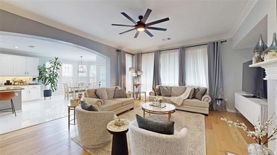 Stunning 2-story nestled beneath mature trees on a quiet on Lantana Golf Club in Texas - for sale on GolfHomes.com, golf home, golf lot