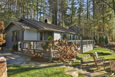 This enchanting single-level mountain home at 630 Cobb Road on Highlands Country Club in North Carolina - for sale on GolfHomes.com, golf home, golf lot