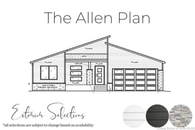 Introducing The *ALLEN* Plan in ASB's newest development of on Covered Bridge Golf Club in Indiana - for sale on GolfHomes.com, golf home, golf lot