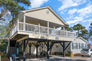 Furnished 3BR/2BA Raised Beach home in Ocean Lakes Campground on Prestwick Country Club in South Carolina - for sale on GolfHomes.com, golf home, golf lot