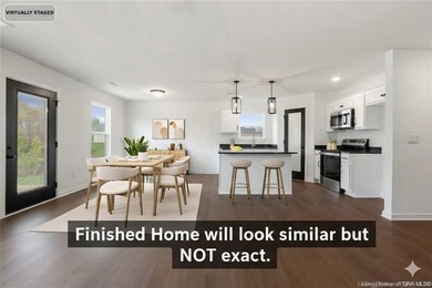 Schuler Homes' Independence Floor plan with a finished, daylight on Covered Bridge Golf Club in Indiana - for sale on GolfHomes.com, golf home, golf lot