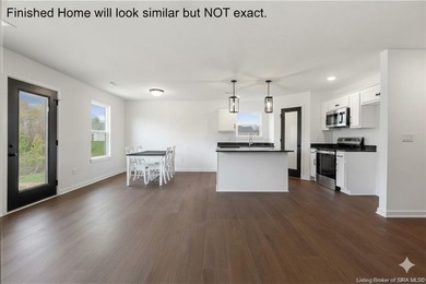 Schuler Homes' Independence Floor plan with a finished, daylight on Covered Bridge Golf Club in Indiana - for sale on GolfHomes.com, golf home, golf lot