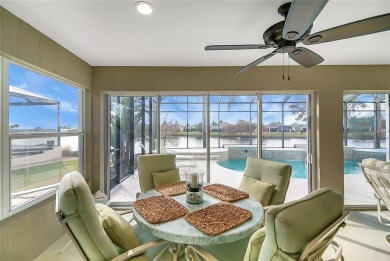 Exquisite Waterfront Home with a Beautiful Solar Heated Pool and on Pennbrooke Fairways in Florida - for sale on GolfHomes.com, golf home, golf lot