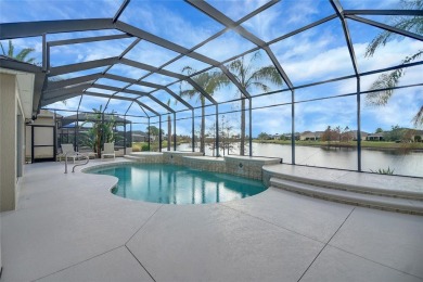 Exquisite Waterfront Home with a Beautiful Solar Heated Pool and on Pennbrooke Fairways in Florida - for sale on GolfHomes.com, golf home, golf lot