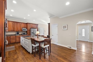 Experience luxury living in this beautifully renovated colonial on Forest Lake Country Club in Michigan - for sale on GolfHomes.com, golf home, golf lot