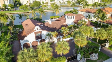 Luxury living in this Waterfront Mediterranean Estate in on The Diplomat Golf Resort and Spa in Florida - for sale on GolfHomes.com, golf home, golf lot