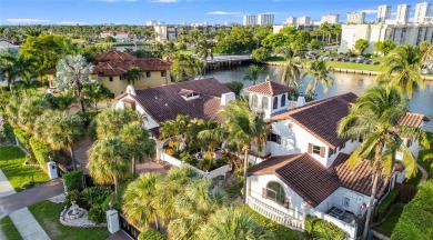 Luxury living in this Waterfront Mediterranean Estate in on The Diplomat Golf Resort and Spa in Florida - for sale on GolfHomes.com, golf home, golf lot