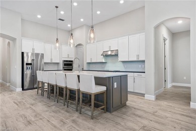 Perfectly positioned on a premium pie shaped preserve homesite on Old Corkscrew Golf Club in Florida - for sale on GolfHomes.com, golf home, golf lot