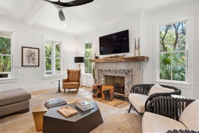Where contemporary elegance meets timeless Lowcountry beauty on Old Tabby Links on Spring Island in South Carolina - for sale on GolfHomes.com, golf home, golf lot