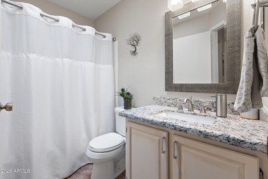 FURNISHED Vaulted Socorro model with HUGE patio! Don't mis this on Sun Village Golf Course in Arizona - for sale on GolfHomes.com, golf home, golf lot