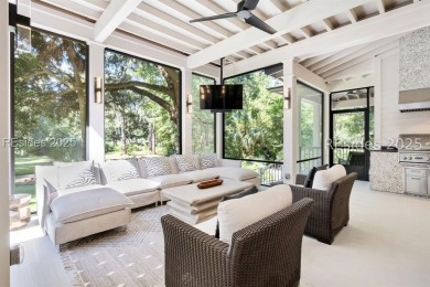 Where contemporary elegance meets timeless Lowcountry beauty on Old Tabby Links on Spring Island in South Carolina - for sale on GolfHomes.com, golf home, golf lot