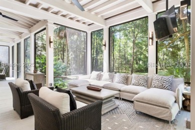 Where contemporary elegance meets timeless Lowcountry beauty on Old Tabby Links on Spring Island in South Carolina - for sale on GolfHomes.com, golf home, golf lot