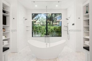 Where contemporary elegance meets timeless Lowcountry beauty on Old Tabby Links on Spring Island in South Carolina - for sale on GolfHomes.com, golf home, golf lot