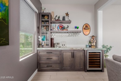 Golf course lot. Hole #11. Shaded patio with fine touches and on Sterling Grove Golf & Country Club in Arizona - for sale on GolfHomes.com, golf home, golf lot