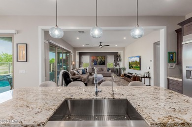 Golf course lot. Hole #11. Shaded patio with fine touches and on Sterling Grove Golf & Country Club in Arizona - for sale on GolfHomes.com, golf home, golf lot