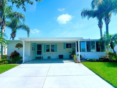 Step into luxury with this stunning 2-bedroom, 2-bathroom Pebble on Crane Lakes Golf and Country Club in Florida - for sale on GolfHomes.com, golf home, golf lot